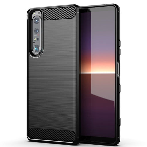 Кейс от TPU материал HQWear за Sony Xperia 1 III Черен