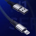 Кабел Joyroom S - 0230N1 USB към Lightning 3A 0.2m черен