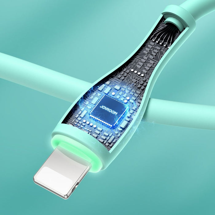 Кабел Joyroom S - 1030M8 USB към Lightning 2.4A 1m бял