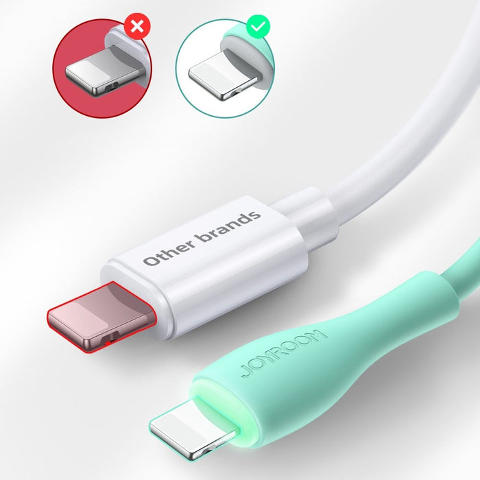 Кабел Joyroom S - 1030M8 USB към Lightning 2.4A 1m бял