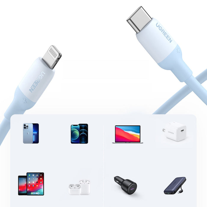 Кабел UGREEN US387 USB - C към Lightning MFI C94