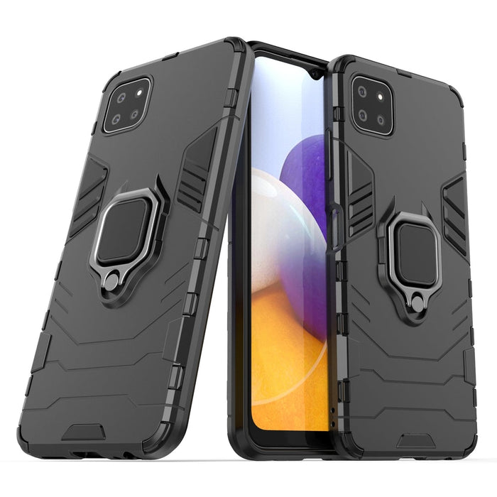 Калъф HQWear Ring Armor Case за Samsung Galaxy A22 Black