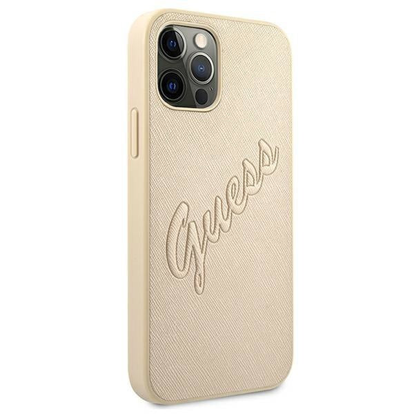 Калъф Guess Saffiano Vintage Script за Apple iPhone