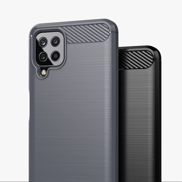 Калъф Carbon Case Flexible за Samsung Galaxy A22 4G син