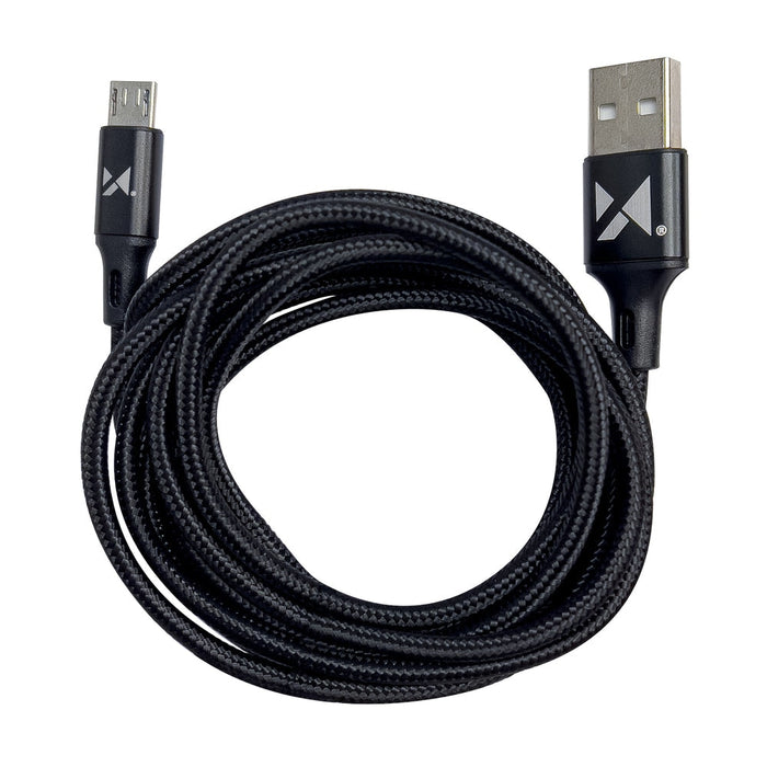 Кабел Wozinsky WUC - M2B USB към Micro 2.4A 2m черен