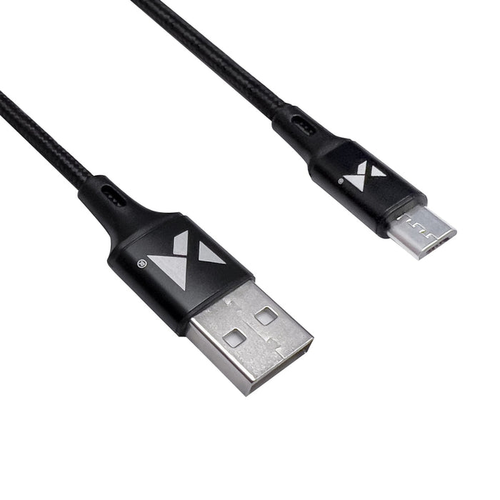 Кабел Wozinsky WUC - M2B USB към Micro 2.4A 2m черен