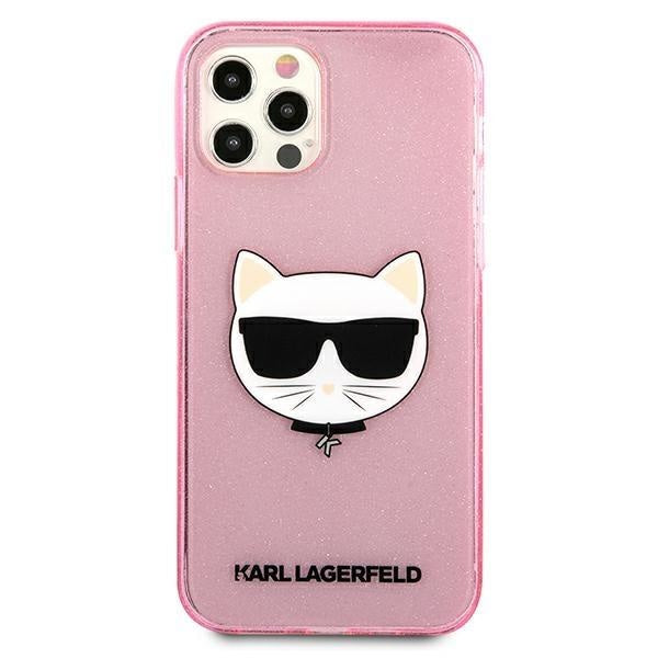 Калъф Karl Lagerfeld Choupette Head Glitter за Apple