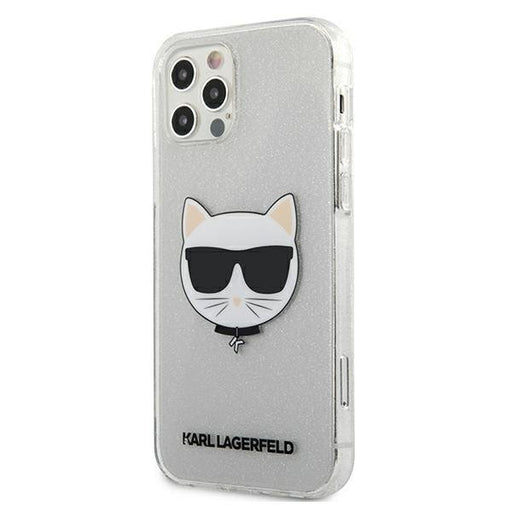 Калъф Karl Lagerfeld Choupette Head Glitter за Apple