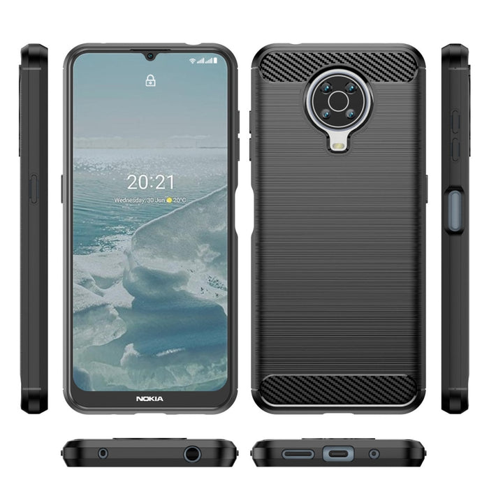 Carbon Case Гъвкав Кейс за Nokia G20 / G10 black