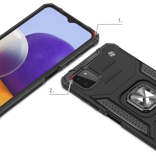 Калъф Wozinsky Ring Armor Kickstand за Samsung