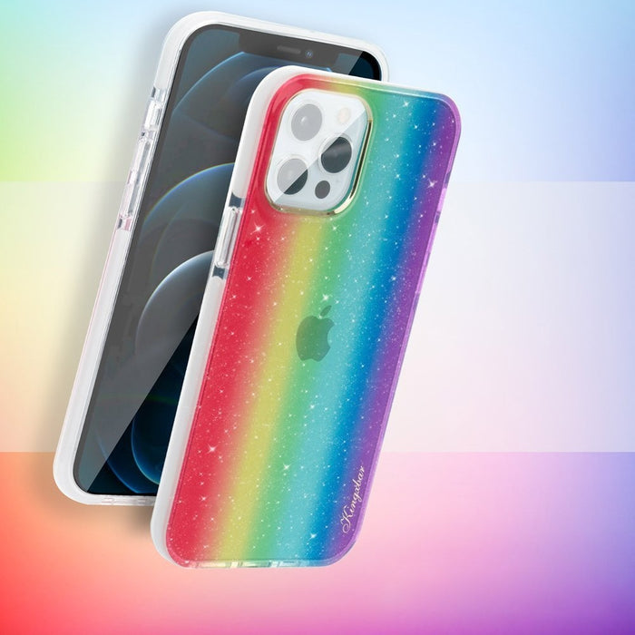 Калъф Kingxbar Ombre за iPhone 12 Pro / многоцветен