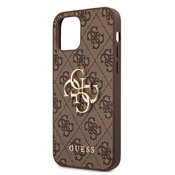 Калъф Guess 4G Metal Logo за Apple iPhone 12 Pro Max Brown