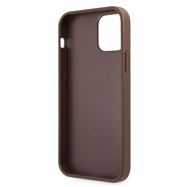 Калъф Guess 4G Metal Logo за Apple iPhone 12 Pro Max Brown