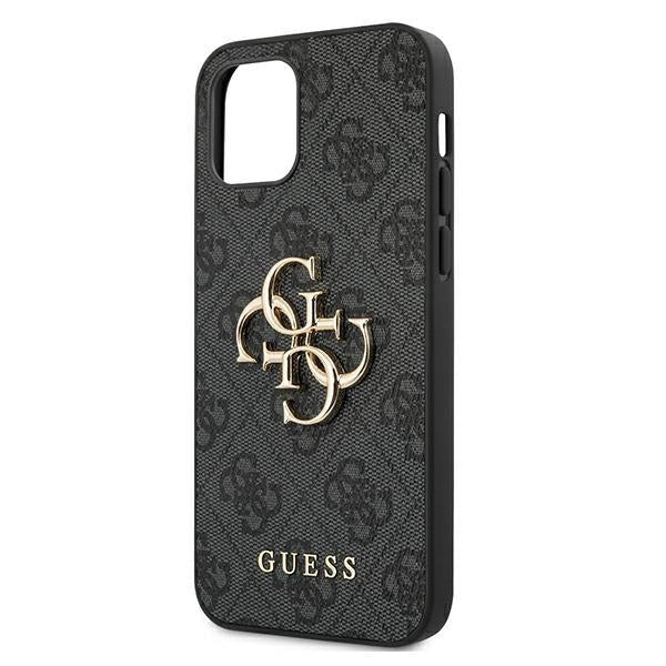 Кейс Guess Big Metal Logo за Apple iPhone 12 Pro Max Сив