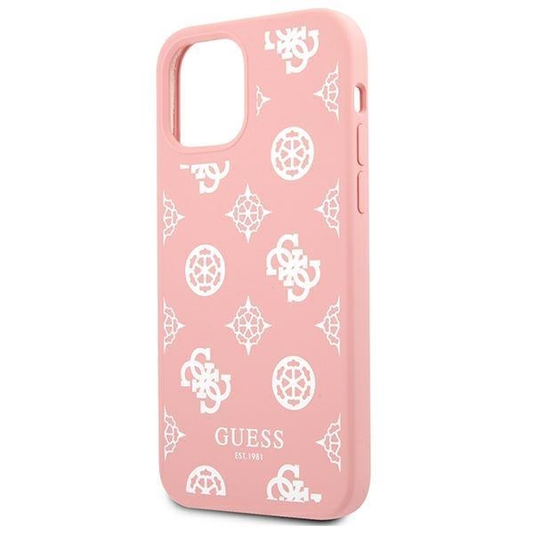 Калъф Guess Liquid Silicone White Peony за Apple