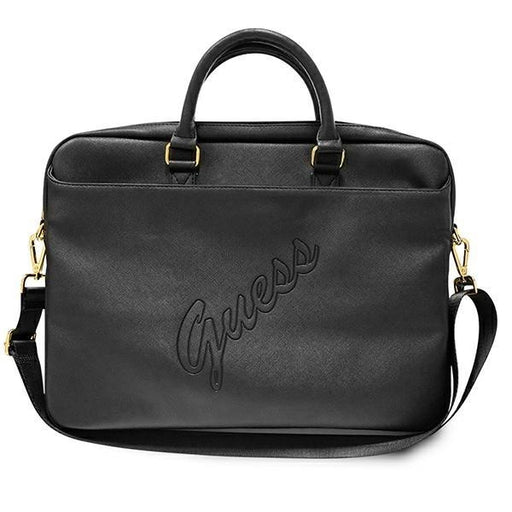 Guess Bag GUCB15PUSASBK 16 ’black / black Saffiano Script