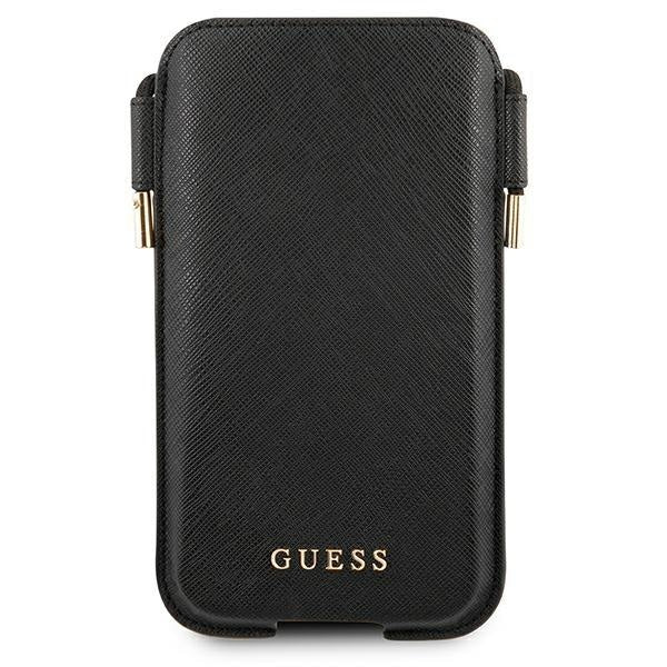 Калъф Guess Saffiano за iPhone 12 / Pro Black