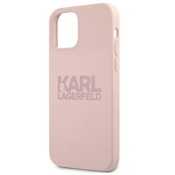 Калъф Karl Lagerfeld KLHCP12SSTKLTLP Silicone Stack