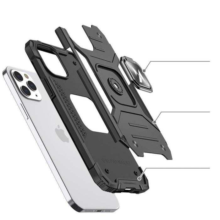 Калъф Wozinsky Ring Armor за iPhone 13 Pro Max черен