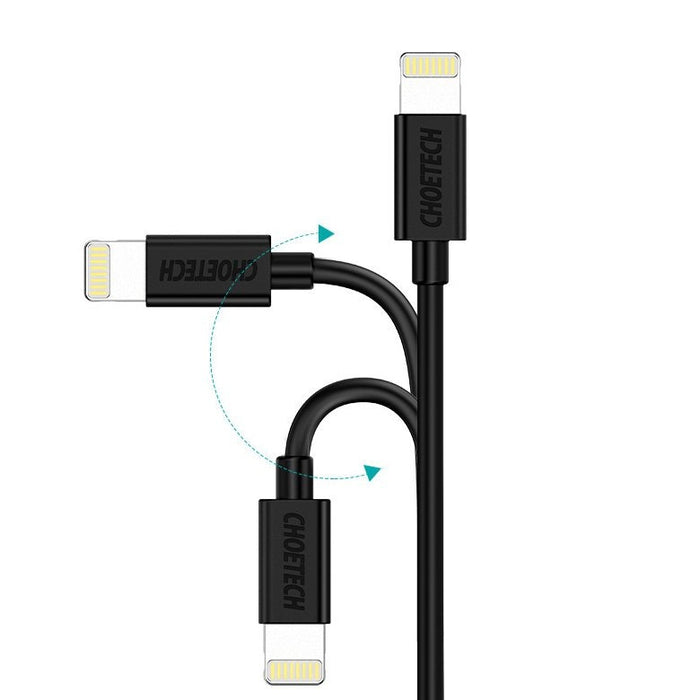 Кабел Choetech IP0026 MFI USB към Lightning 1.2m бял