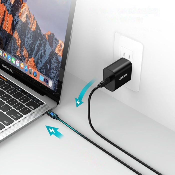 Кабел Choetech USB - C към 3A 3m Черен