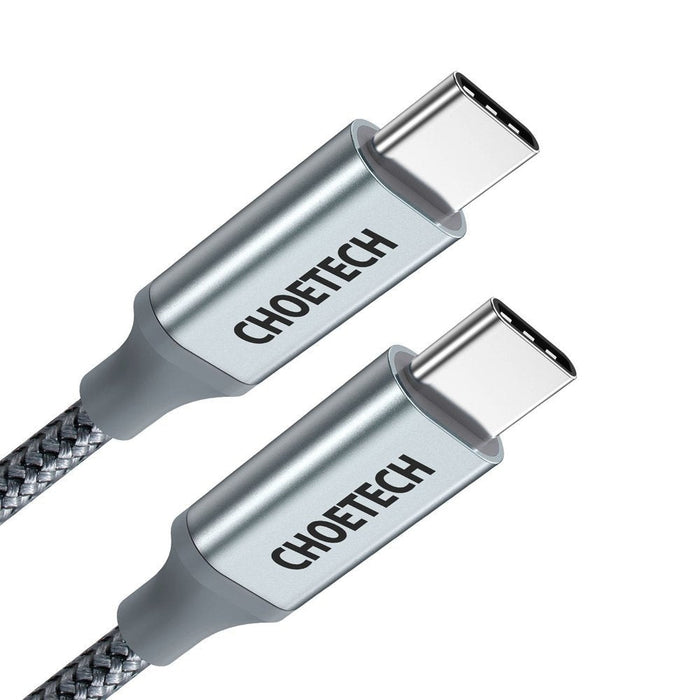 Кабел Choetech XCC1002 USB - C - PD 100W 1.8 м Сив