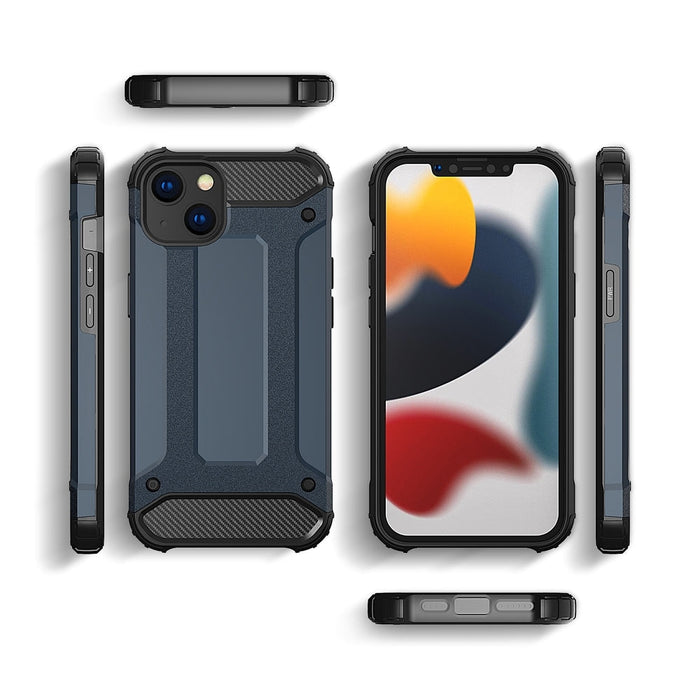 Калъф Hybrid Armor за iPhone 13 сребрист