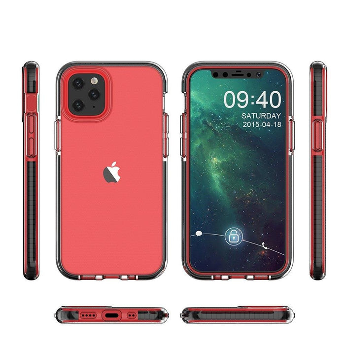 Кейс с цветна рамка Spring Case за Apple iPhone 13 Mini Жълт