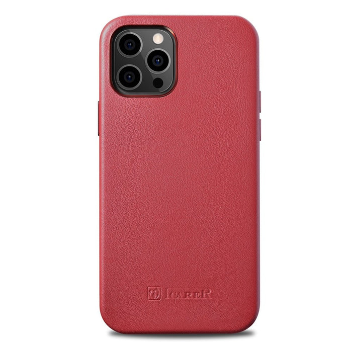 Калъф iCarer Case Leather WMI1215 - RD за iPhone 12