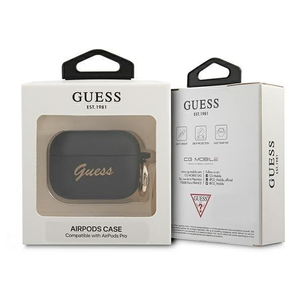 Калъф Guess GUAPSSSK Vintage Script за Apple AirPods