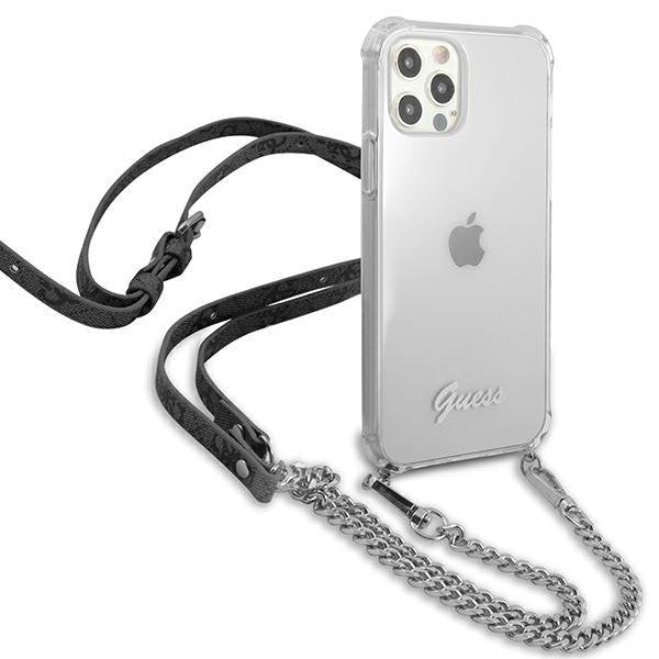 Калъф Guess 4G Chain за Apple iPhone 12 Pro Max Cu