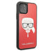 Калъф Karl Lagerfeld Glitter Layers за iPhone 11 Pro Red