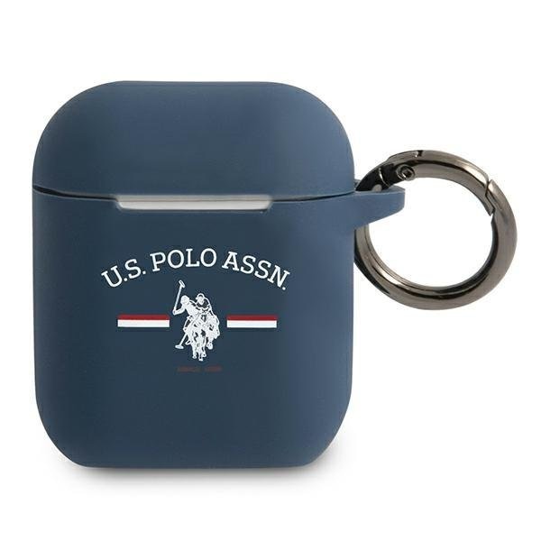 Калъф US Polo USACA2SFGV за AirPods син