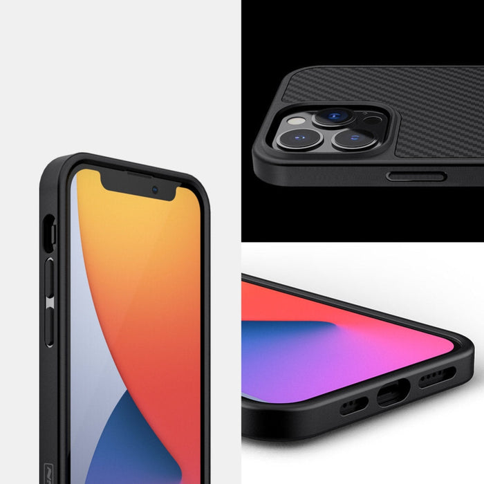 Гръб Nillkin Synthetic Fiber Case за Iphone 13 Pro Черен