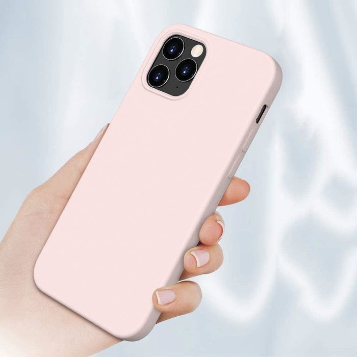 Силиконов мен протектор HQWear за Apple iPhone 13 Pro Розов