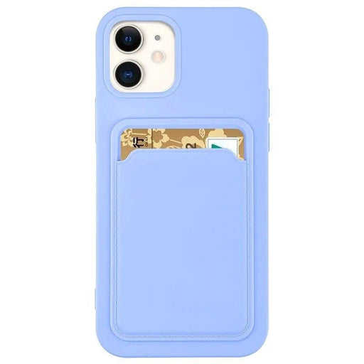 Кейс с отделение за карти Card Case iPhone 12 лилав