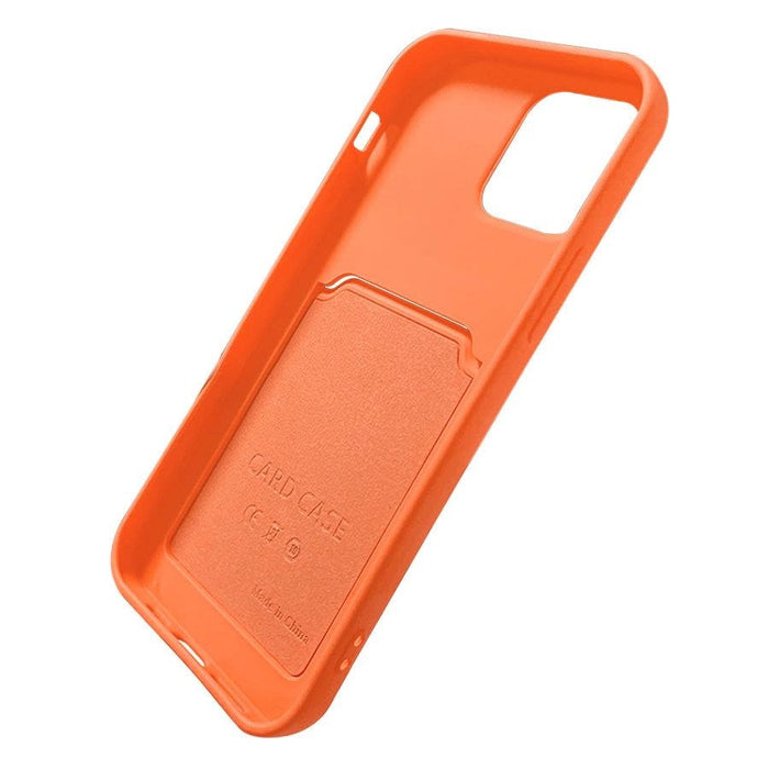 Кейс с отделение за карти Card Case iPhone 12 лилав