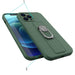 Силиконов кейс с пръстен HQWear за Samsung Galaxy S20 Черен