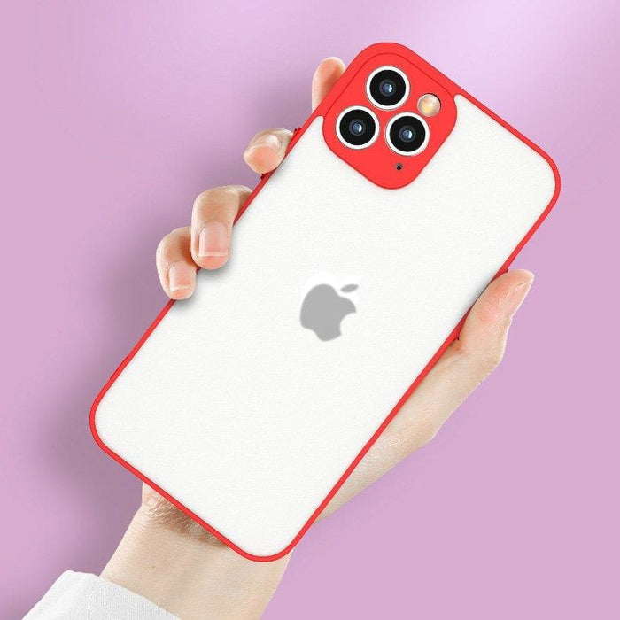 Силиконов кейс Milky Case за Apple iPhone 12 Pro Червен