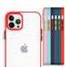 Кейс Milky Case за iPhone 13 червен / прозрачен