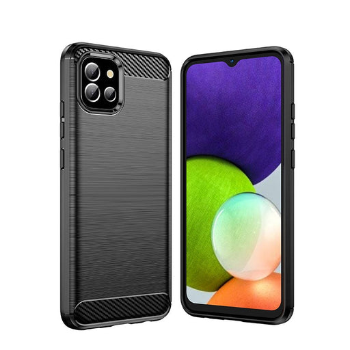 Carbon Case Гъвкав Кейс за Samsung A03S EU (166.5) black