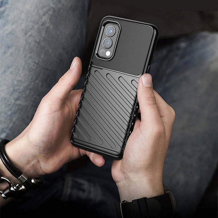 Гъвкав TPU кейс Thunder Case за OnePlus Nord 2 5G Черен