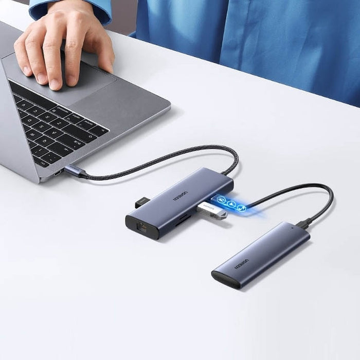 Ugreen 9в1 мултифункционален HUB USB Type