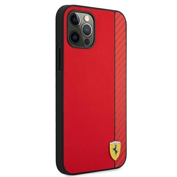 Kейс Ferrari за Apple iPhone 12 Pro Max 6.7’ Червен