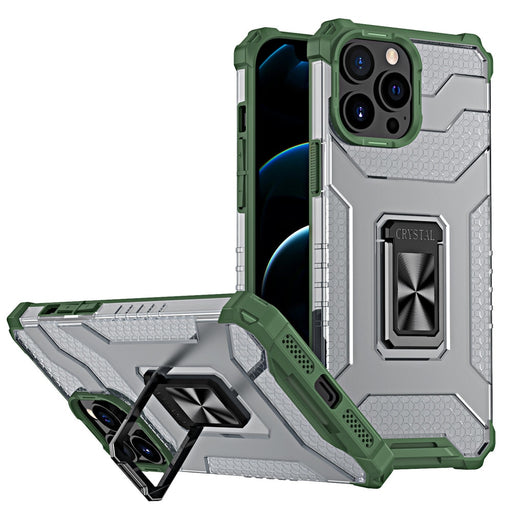 Калъф Crystal Ring Case Kickstand Tough Rugged за