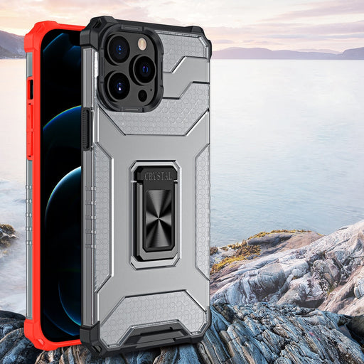 Калъф Crystal Ring Case Kickstand Tough Rugged за