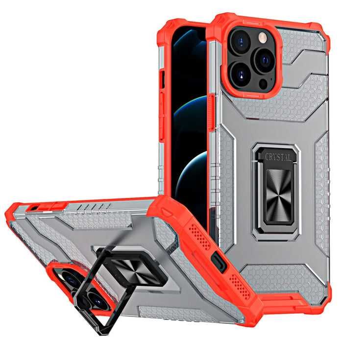 Калъф Crystal Ring Case Kickstand Tough Rugged за