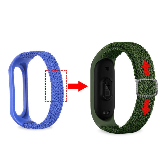 Каишка HQWear Strap Fabric Band за Xiaomi Mi 6 / 5 4 3 Blue