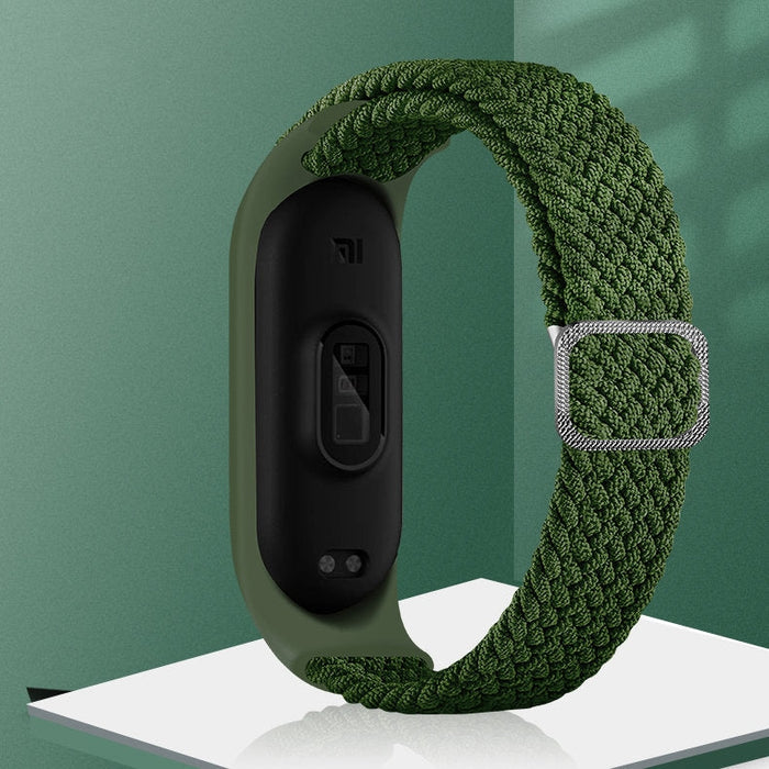 Каишка HQWear Strap Fabric Band за Xiaomi Mi 6 / 5 4 3 Green