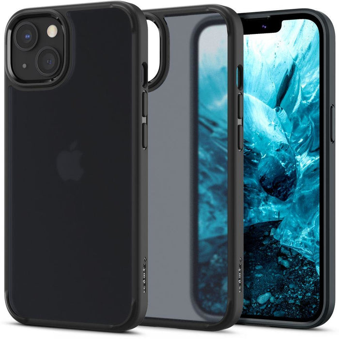 Калъф Spigen Ultra Hybrid за iPhone 13 Matte Frost Black